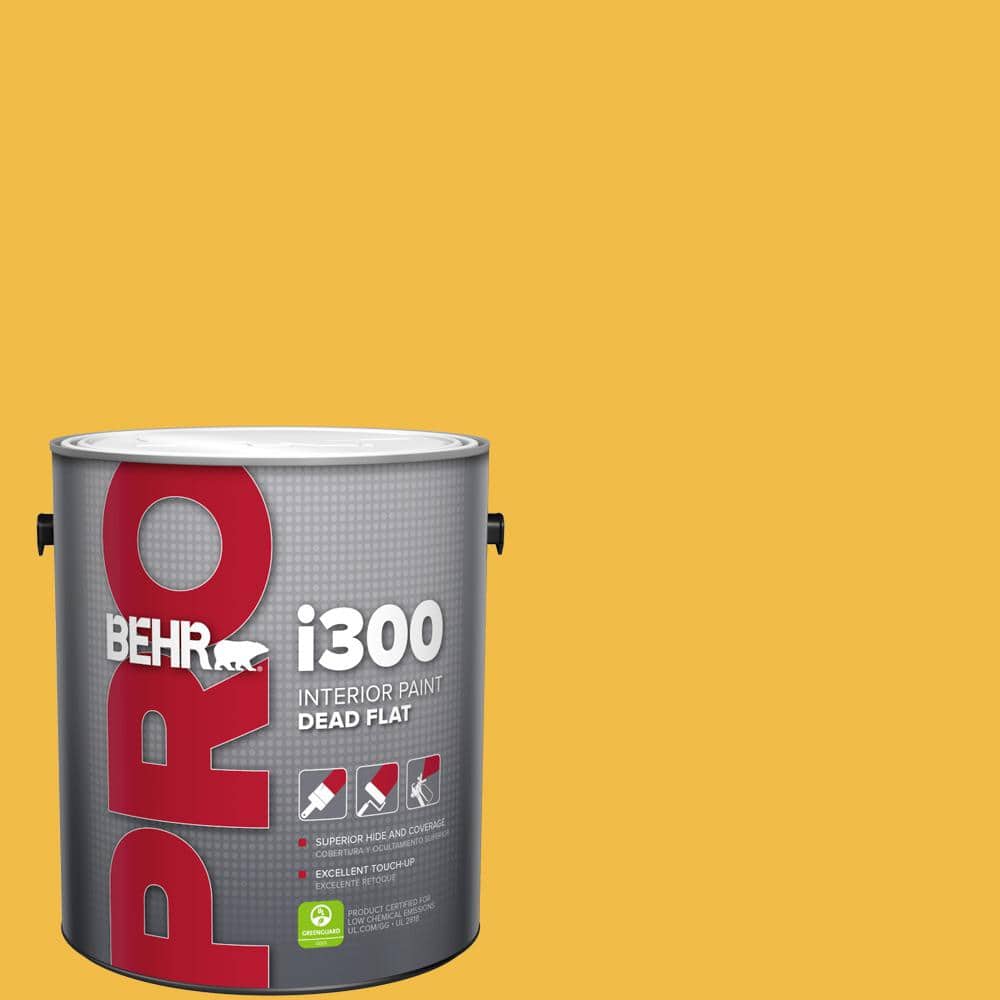BEHR PRO 1 gal. #P280-6 Bling Bling Dead Flat Interior Paint