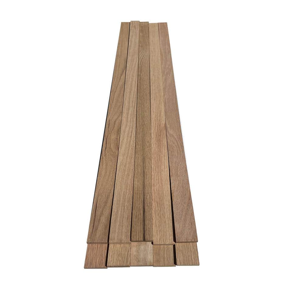 Swaner Hardwood 1/4 in. x 1.5 in. x 3 ft. Prefinished Oak S4S Hardwood Hobby Board (10-Pack) (3)