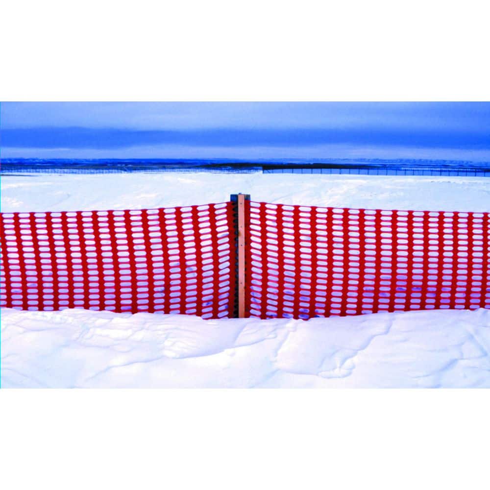 Tenax Nordic 4 ft. x 100 ft. Plastic Snow Fence Orange (3)