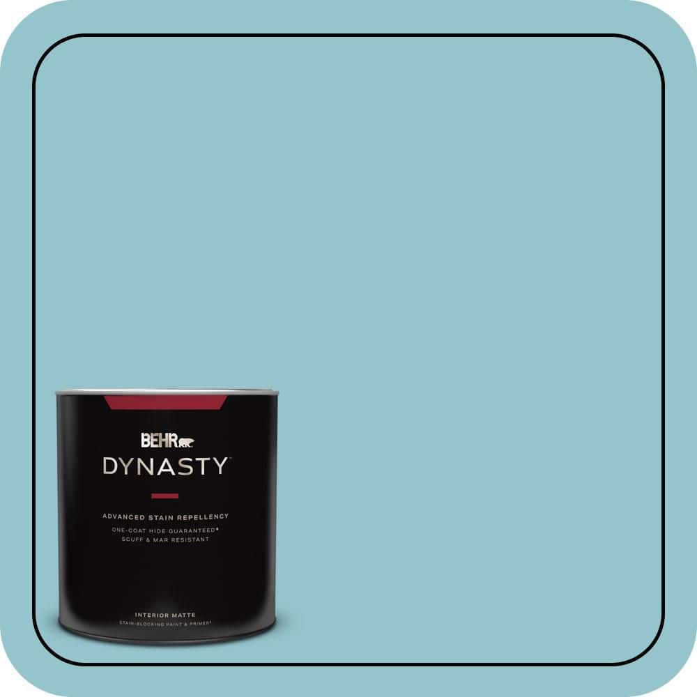 BEHR DYNASTY 1 qt. #520E-3 Velvet Morning Matte Interior Stain-Blocking Paint and Primer