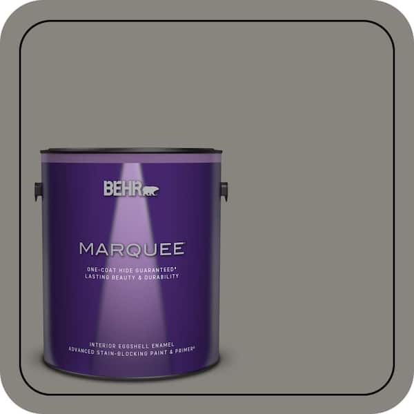 BEHR MARQUEE 1 gal. #PPU24-07 Barnwood Gray Eggshell Enamel Interior Paint & Primer (2)