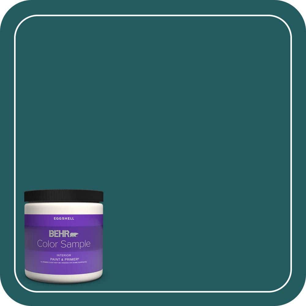 BEHR PREMIUM PLUS #S450-7A Out to Sea Enamel Low Odor and Primer (1)