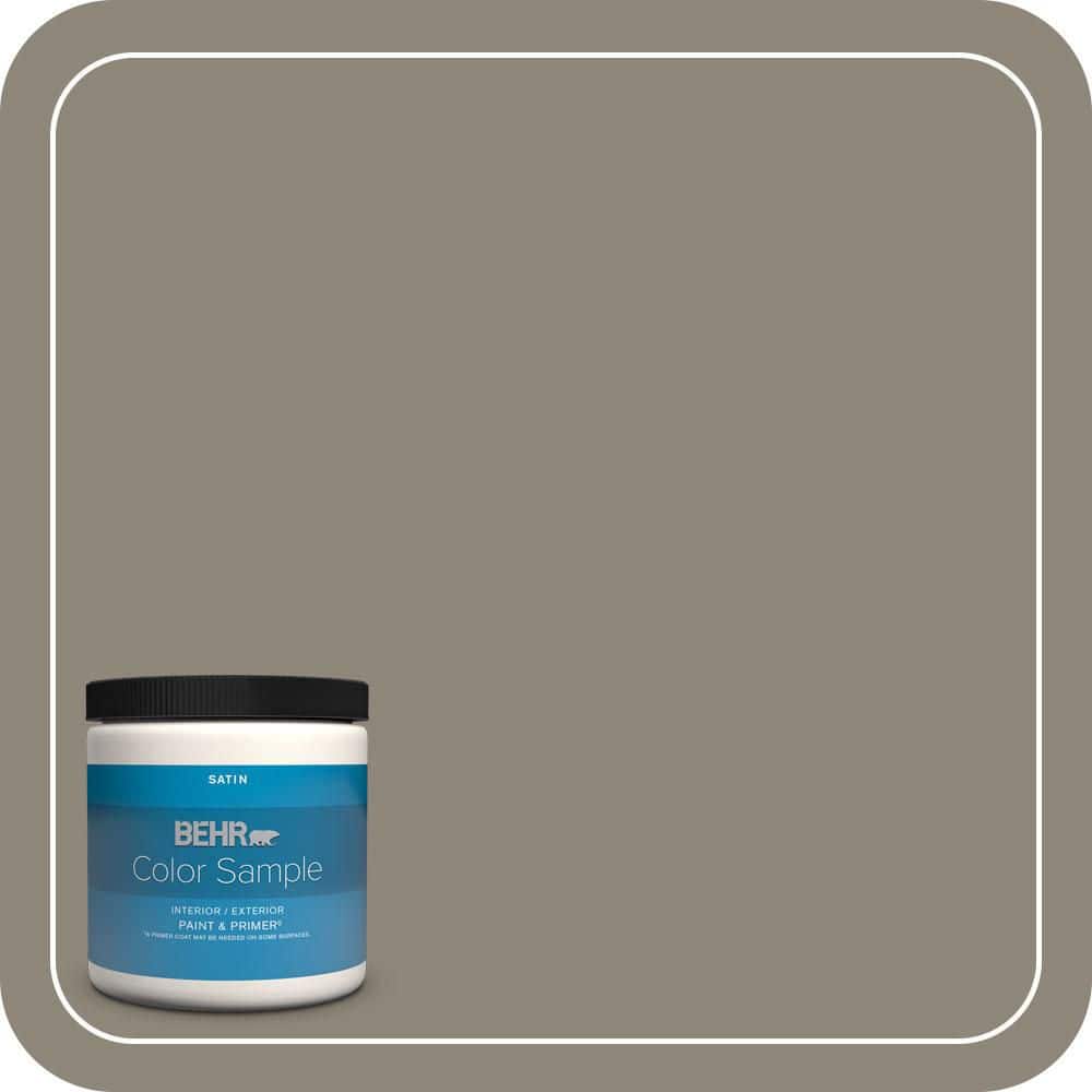 BEHR PREMIUM PLUS #T16-08 Fifth Olive-Nue Enamel Low Odor & Primer (1)