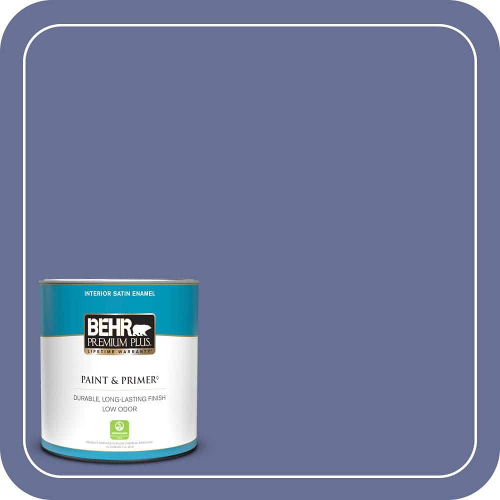 BEHR PREMIUM PLUS #620D-6 Royal Intrigue Enamel Interior/Exterior Paint & Primer Color Sample (1)