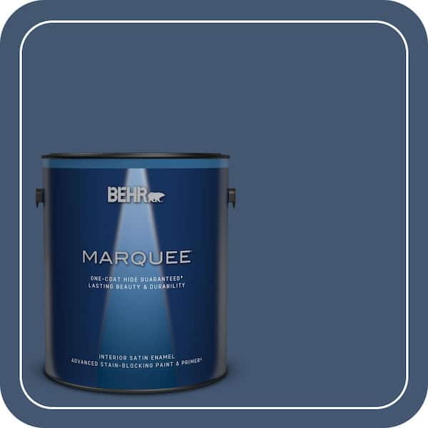 BEHR PREMIUM PLUS Home Decorators Collection #HDC-WR14-7 Hidden Sapphire Flat & Primer (4)