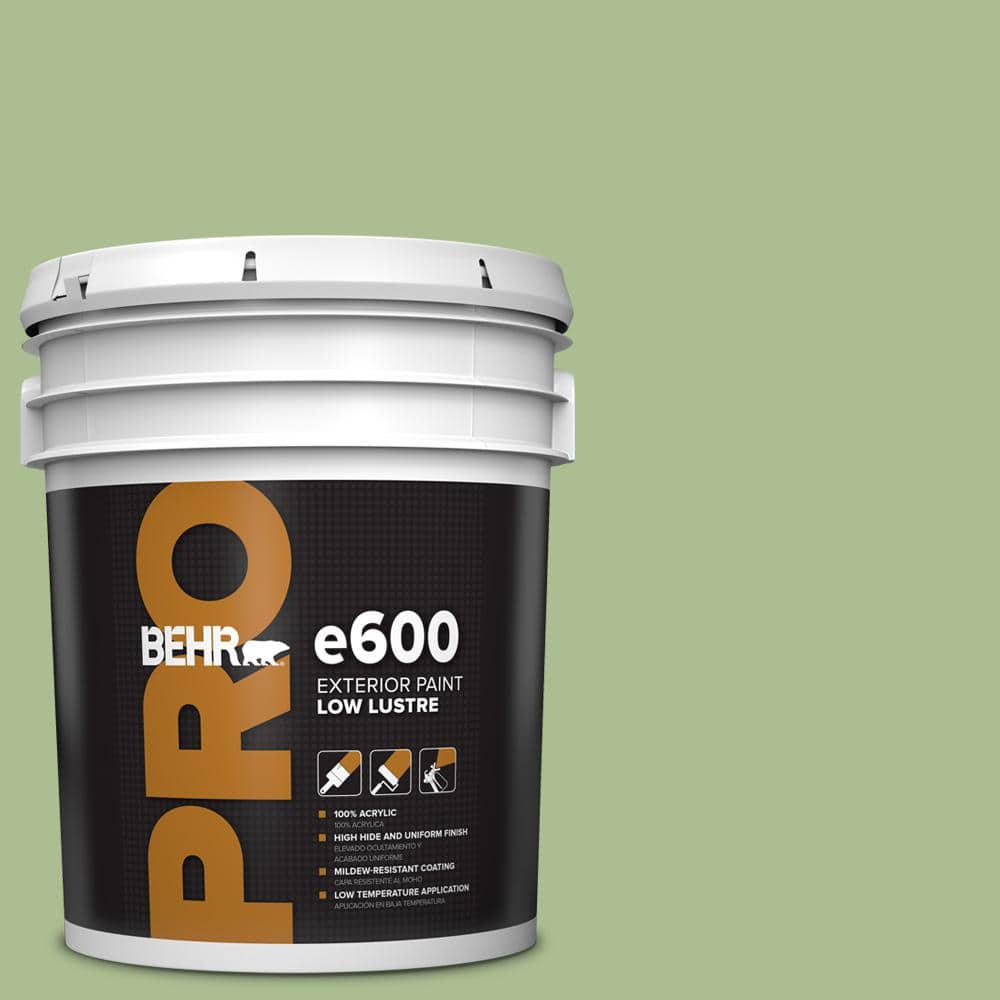 BEHR PRO 5 gal. #M370-4 Chervil Leaves Low Luster Exterior Paint