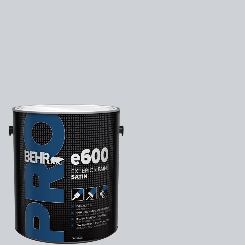 BEHR PRO 1 gal. #MQ3-61 Moonlit Snow Satin Exterior Paint