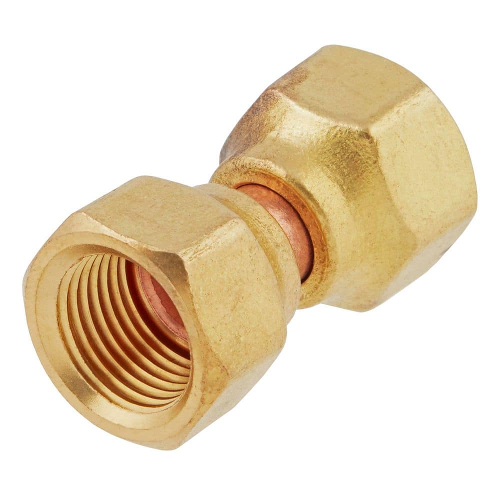 Everbilt 3/8 in. Flare Brass Coupling Fitting (1)