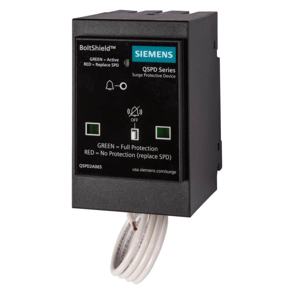 Siemens BoltShield QSPD 65kA, 2-Pole, Single Phase, Type-1 Plug-In Surge Protection Device