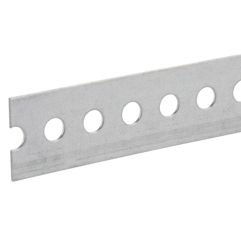 Everbilt 1-3/8 in. x 3 ft. - 16 Gauge Thick Zinc Plated Perforated Steel Flat Bar (3)