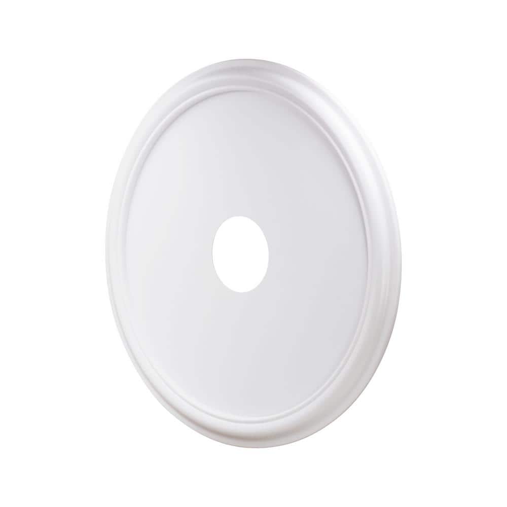 Hampton Bay 21 in. Smooth White Ceiling Medallion (3)