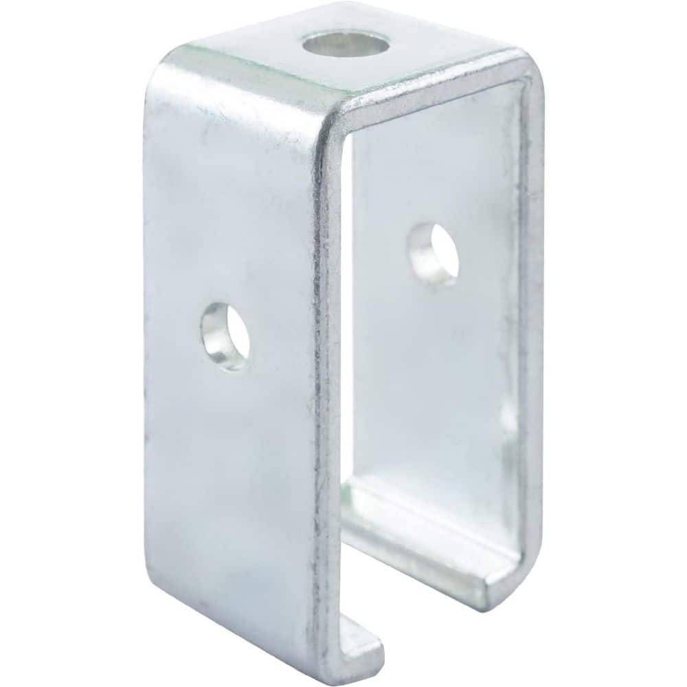 NEWHOUSE ELECTRIC 1-5/8 in. Trade Size Steel Strut Channel Trolley Track Intermediate Support Hanger, Zinc-Plated Steel, Silver (1)