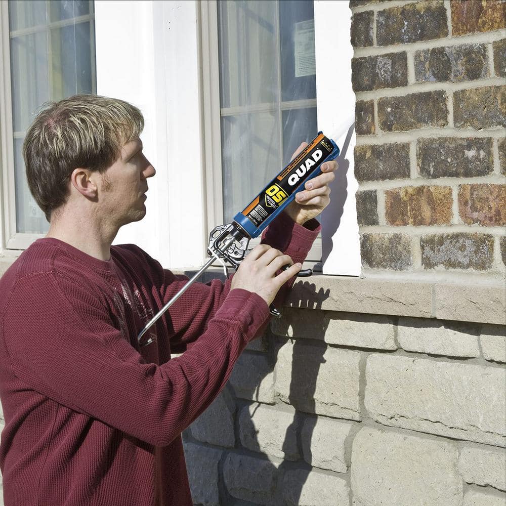 OSI Quad Advanced Formula Exterior Window, Door and Siding Multi-Purpose Sealant (4)
