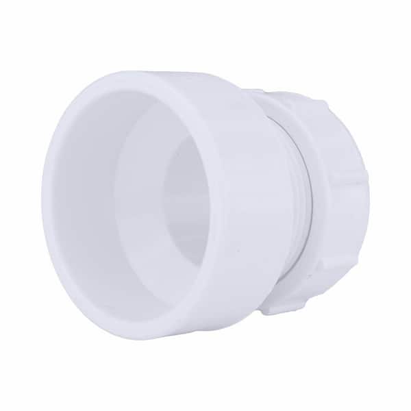 Charlotte Pipe 2 in. PVC DWV Hub x FTG x FPT Female Trap Adapter (2)