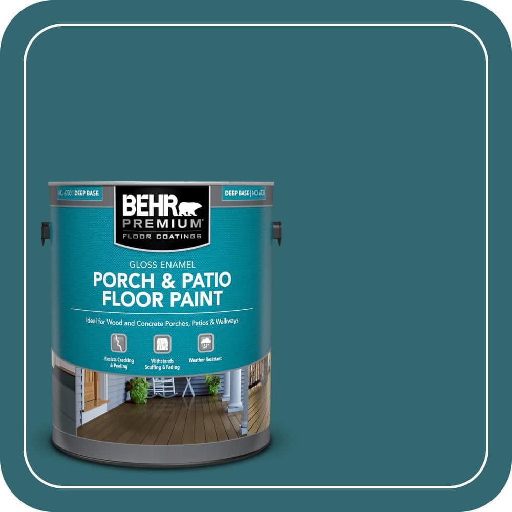 BEHR PREMIUM 1 gal. #PFC-50 Mon Stylo Gloss Enamel Interior/Exterior Porch and Patio Floor Paint