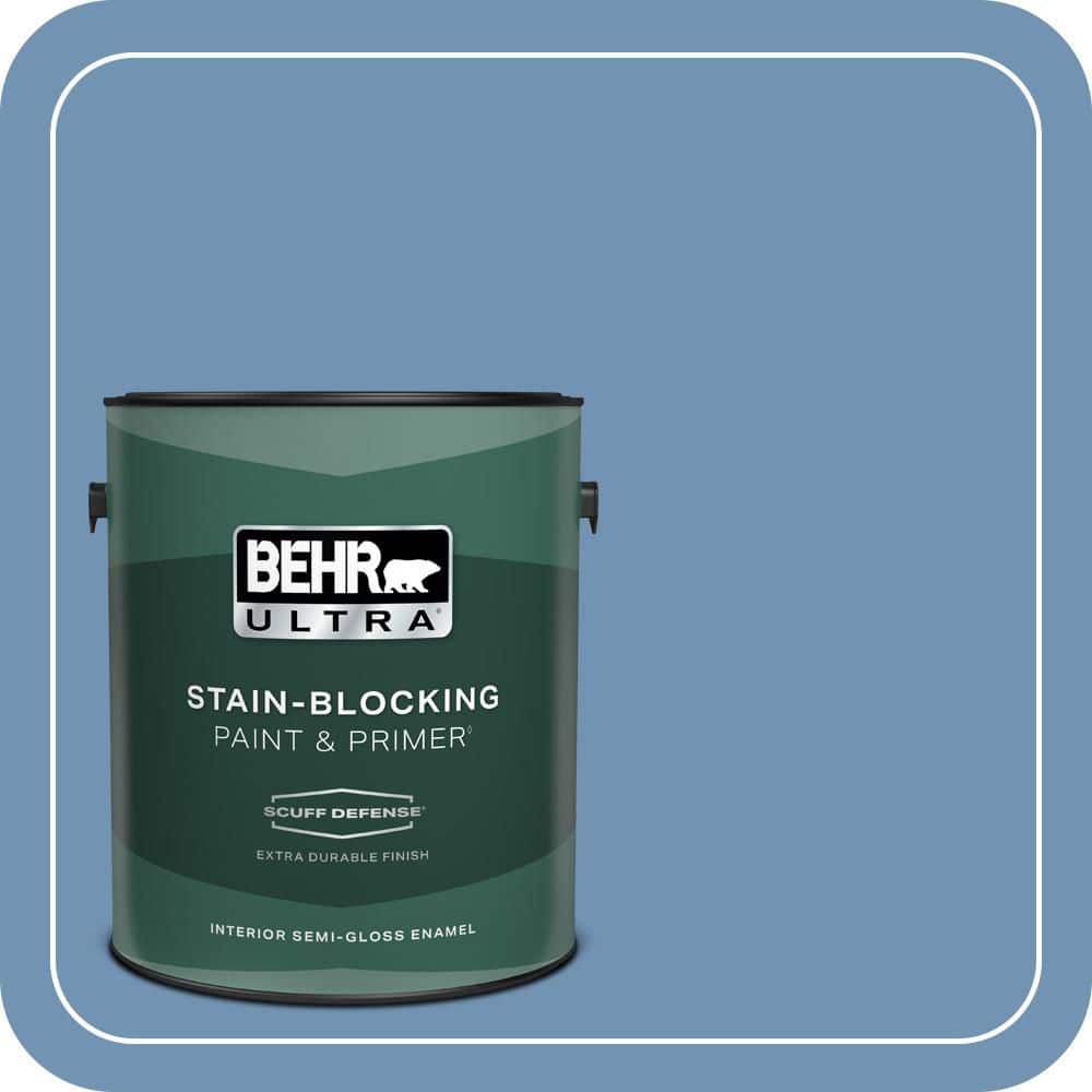 BEHR ULTRA 1 gal. #T13-5 Belladonna Extra Durable Semi-Gloss Enamel Interior Paint & Primer