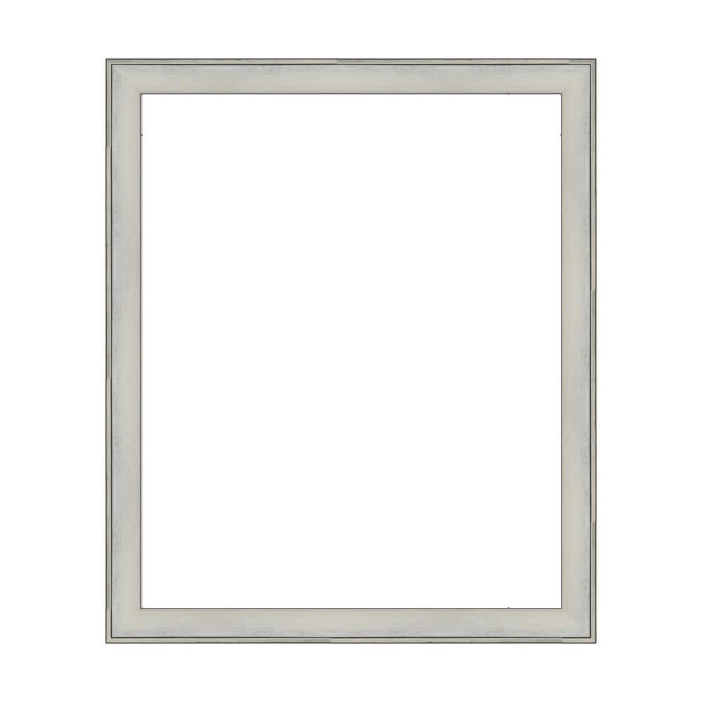 Amanti Art Mirror Makeover Flair Silver Patina 31.25 in. W x 37.25 in. H Bathroom Mirror Frame Border Kit-Fits a 30 x 36 mirror (1)