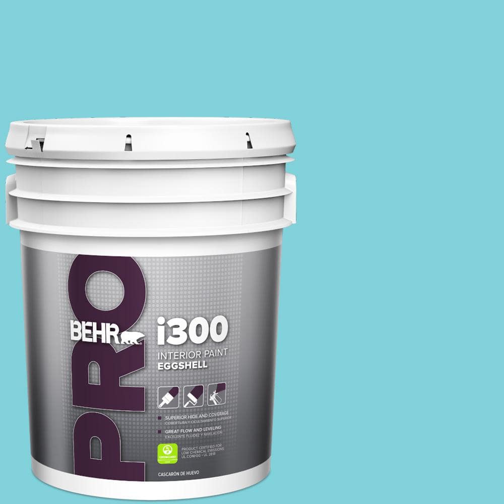 BEHR PRO 5 gal. #P470-3 Sea of Tranquility Eggshell Interior Paint