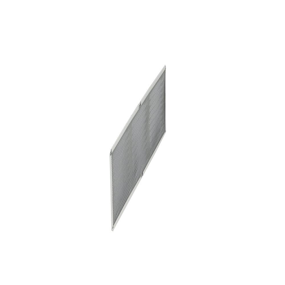 Air Vent 16 in. x 6 in. Rectangular White Aluminum Soffit Vent Screen Included (4)