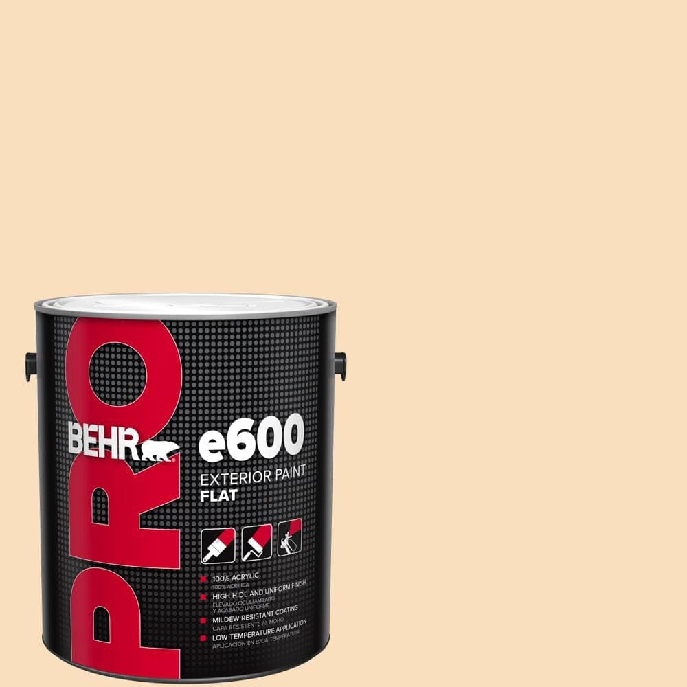 BEHR PRO 1 gal. #M240-2 Pinch of Pearl Flat Exterior Paint