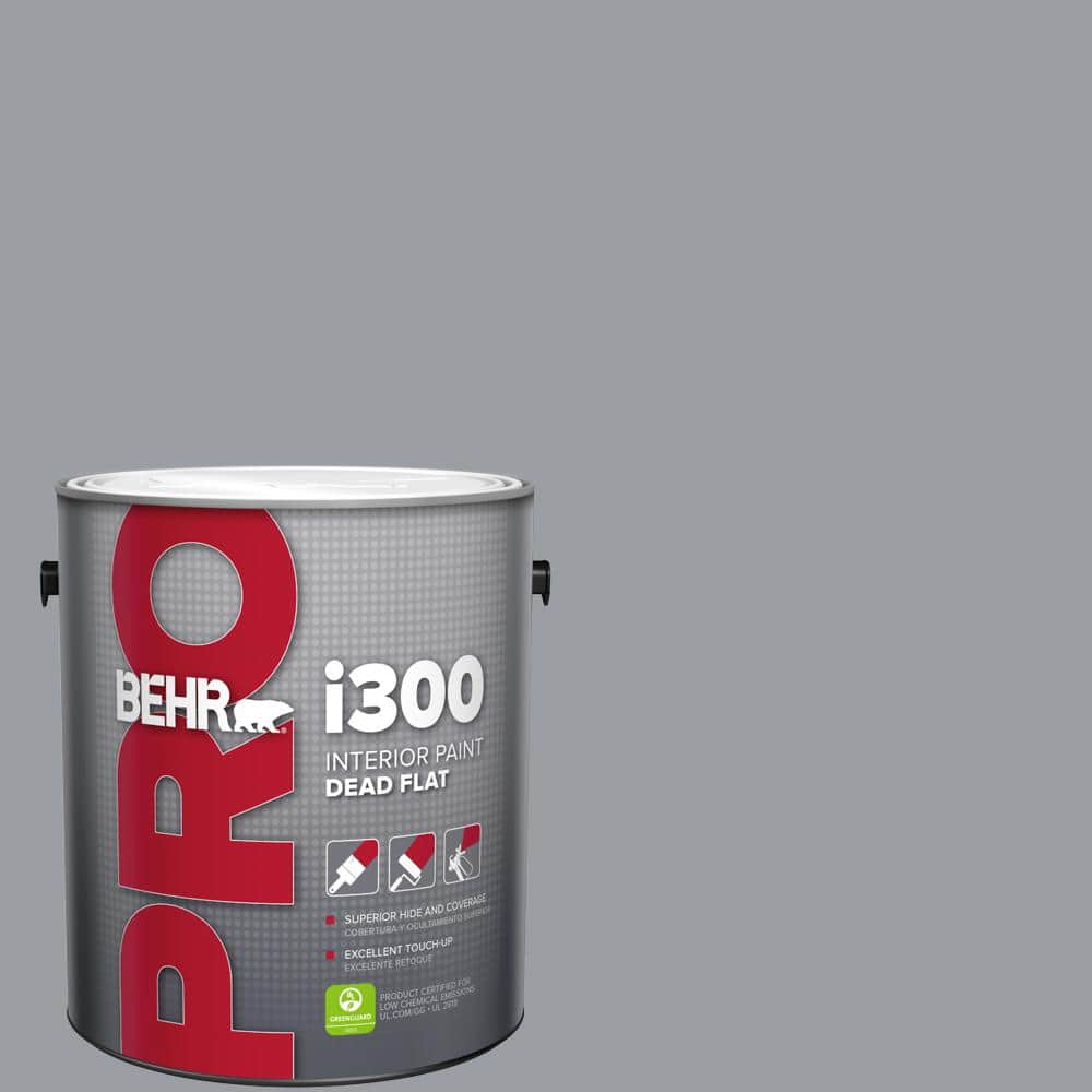 BEHR PRO 1 gal. #760F-4 Down Pour Dead Flat Interior Paint