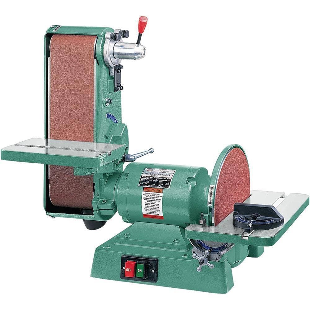 Grizzly Industrial 6 in. x 48 in. Belt/12 in. Disc Combo Sander, 1725 RPM