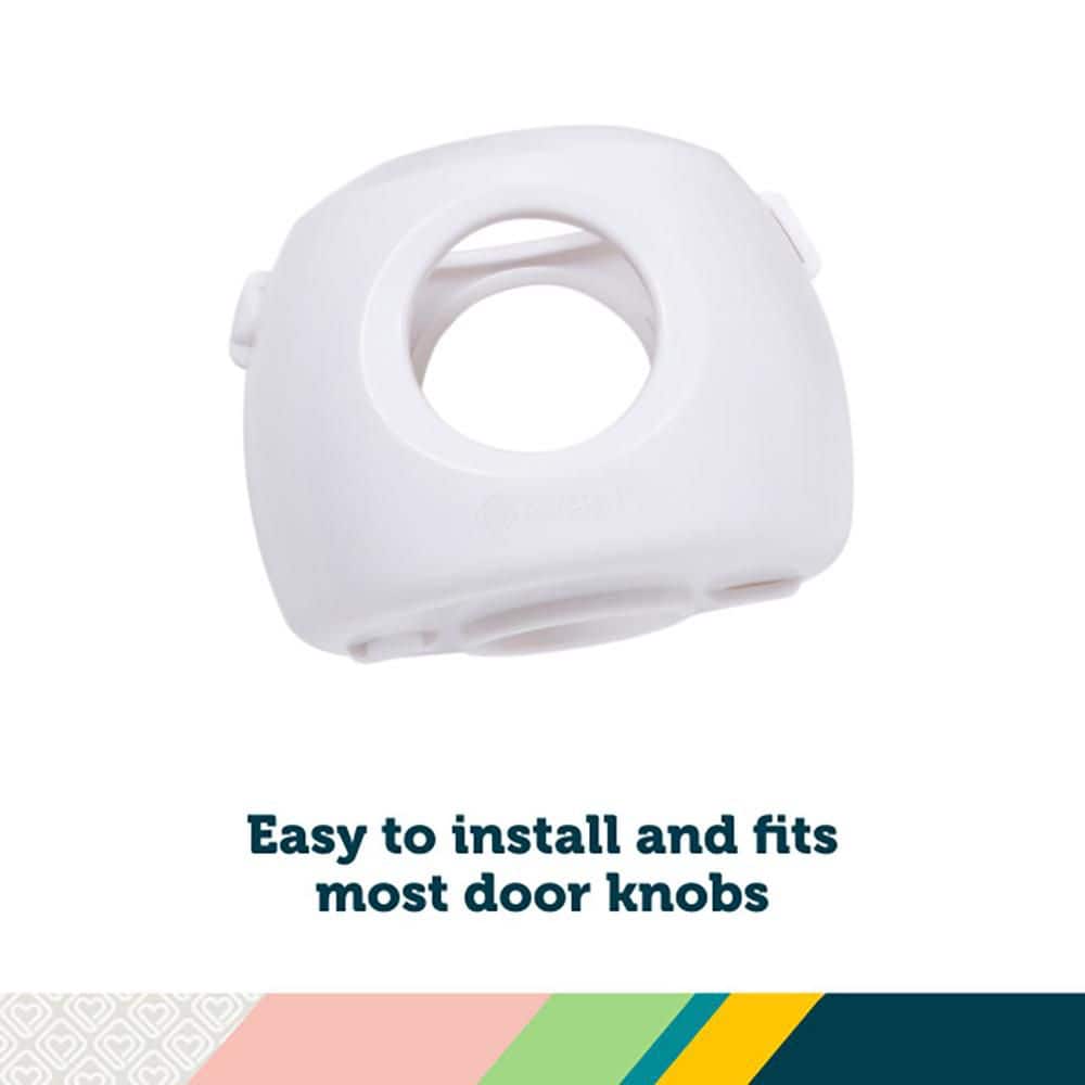 Safety 1st Parent Grip White Door Knob Covers (4-Pack) (3)