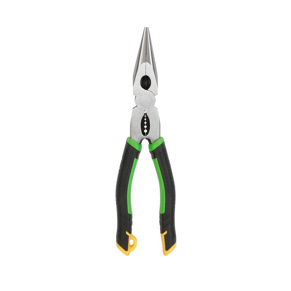 Commercial Electric 8 in. Long Nose Pliers/Stripper (3)