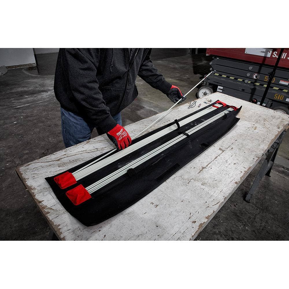 Milwaukee 60 ft. Fiberglass Fish Stick Low/Mid/High Flex Combo Kit with 200 ft. Polyester Fish Tape with Flexible Metal Leader (3)