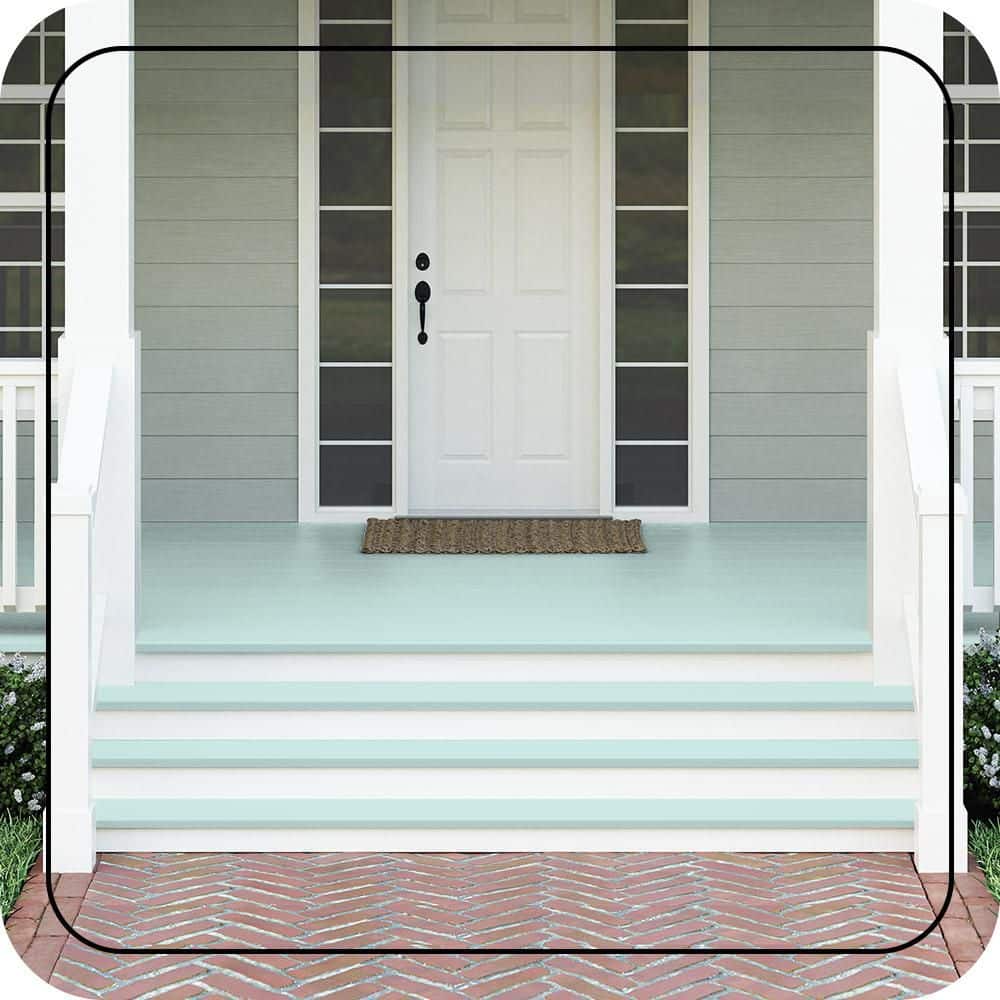 BEHR PREMIUM #500C-3 Textured Low-Lustre Enamel Interior/Exterior Porch and Patio Anti-Slip Floor Paint (2)