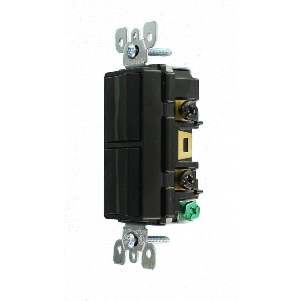 Leviton Amp Decora Commercial Grade Combination Single Pole Rocker Switch/3-Way Rocker Switch (3)