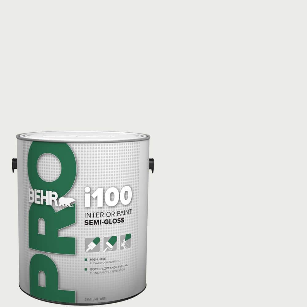 BEHR PRO 1 gal. #HDC-CT-22G Chalk Dust Semi-Gloss Interior Paint