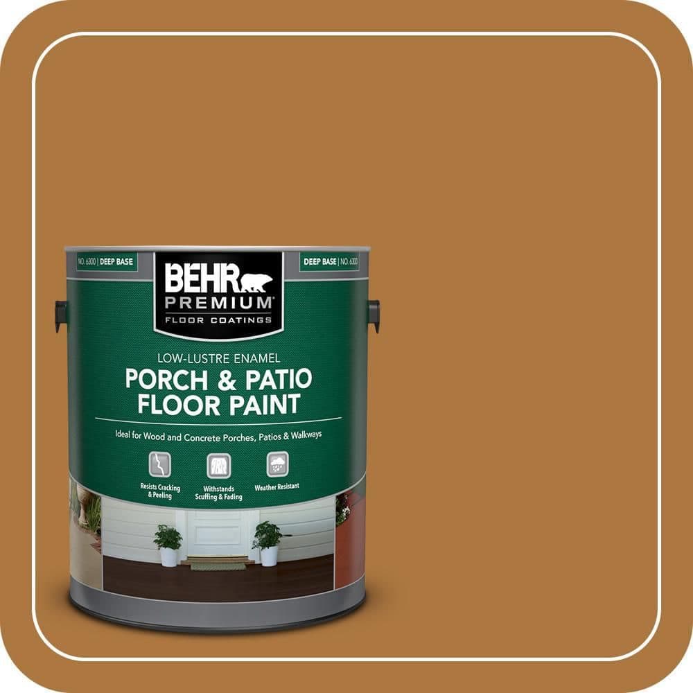 BEHR PREMIUM #M250-7 Low-Lustre Enamel Interior/Exterior Porch and Patio Floor Paint (1)