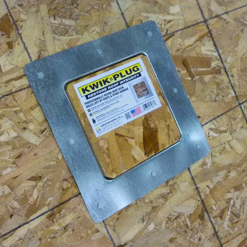 Gibraltar Building Products 12 in. x 12 in. Kwik-Plug Roof Repair Patch (3)