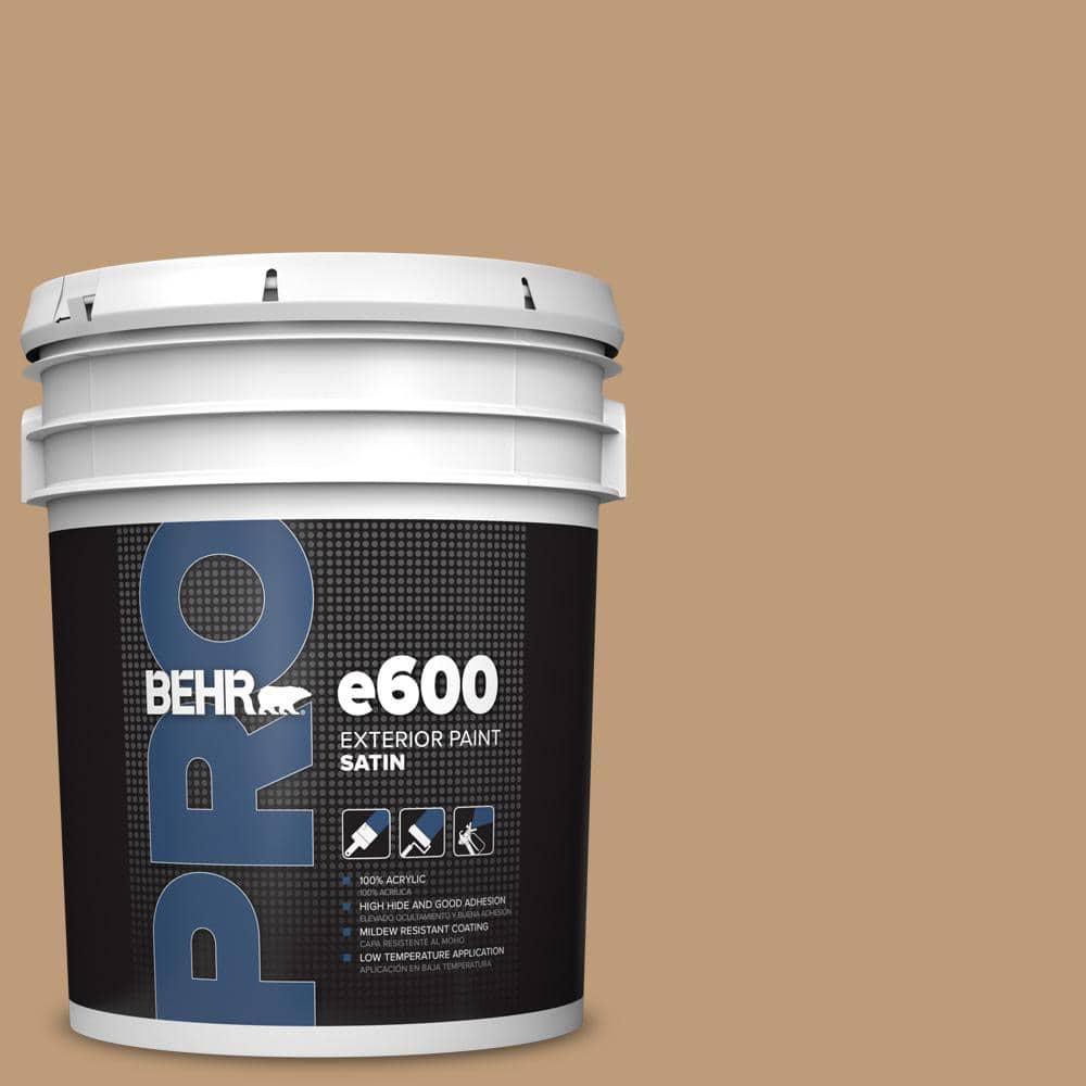 BEHR PRO 5 gal. #PPU4-06 Teatime Satin Exterior Paint