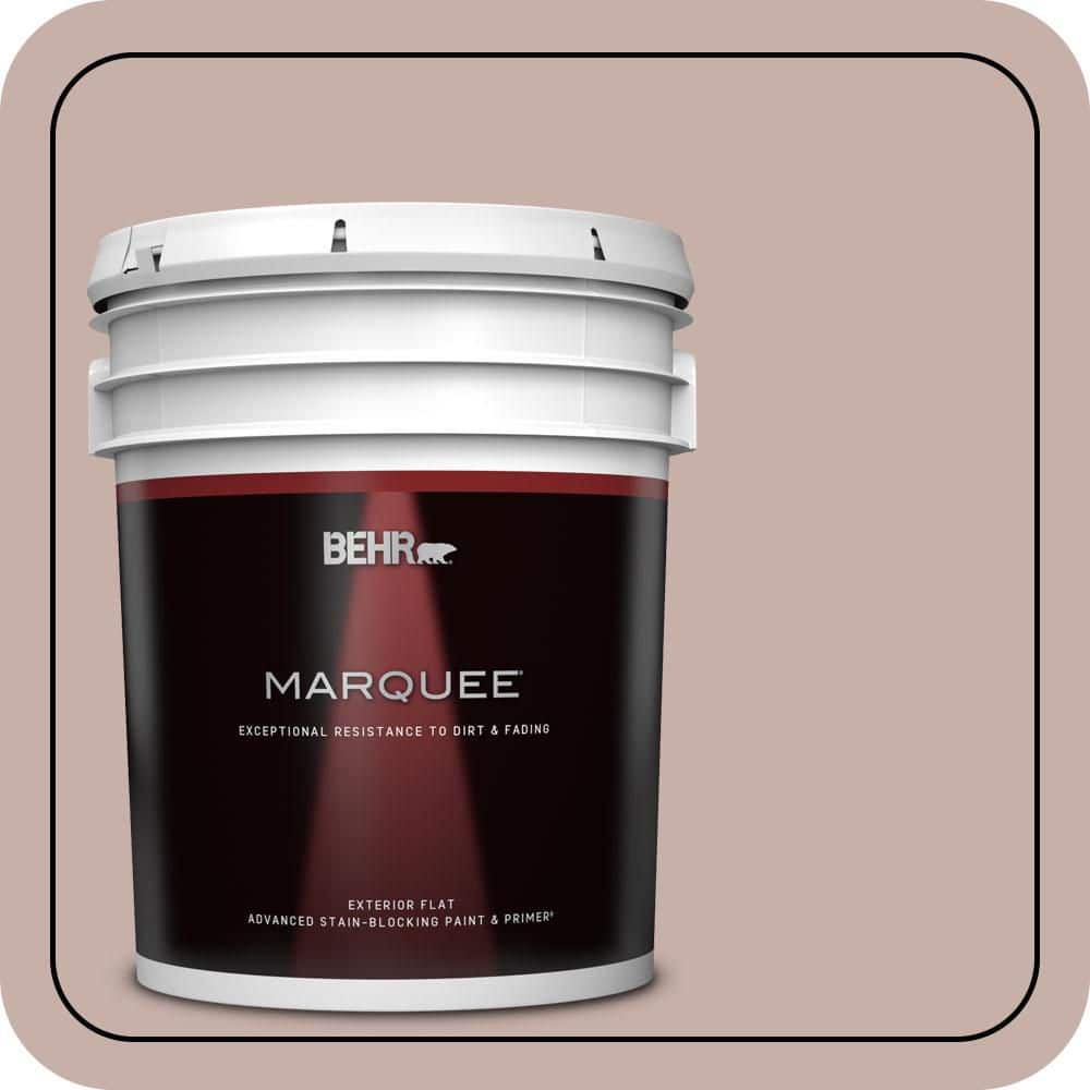 BEHR MARQUEE 5 gal. #N160-3 Vintage Charm Flat Exterior Paint & Primer