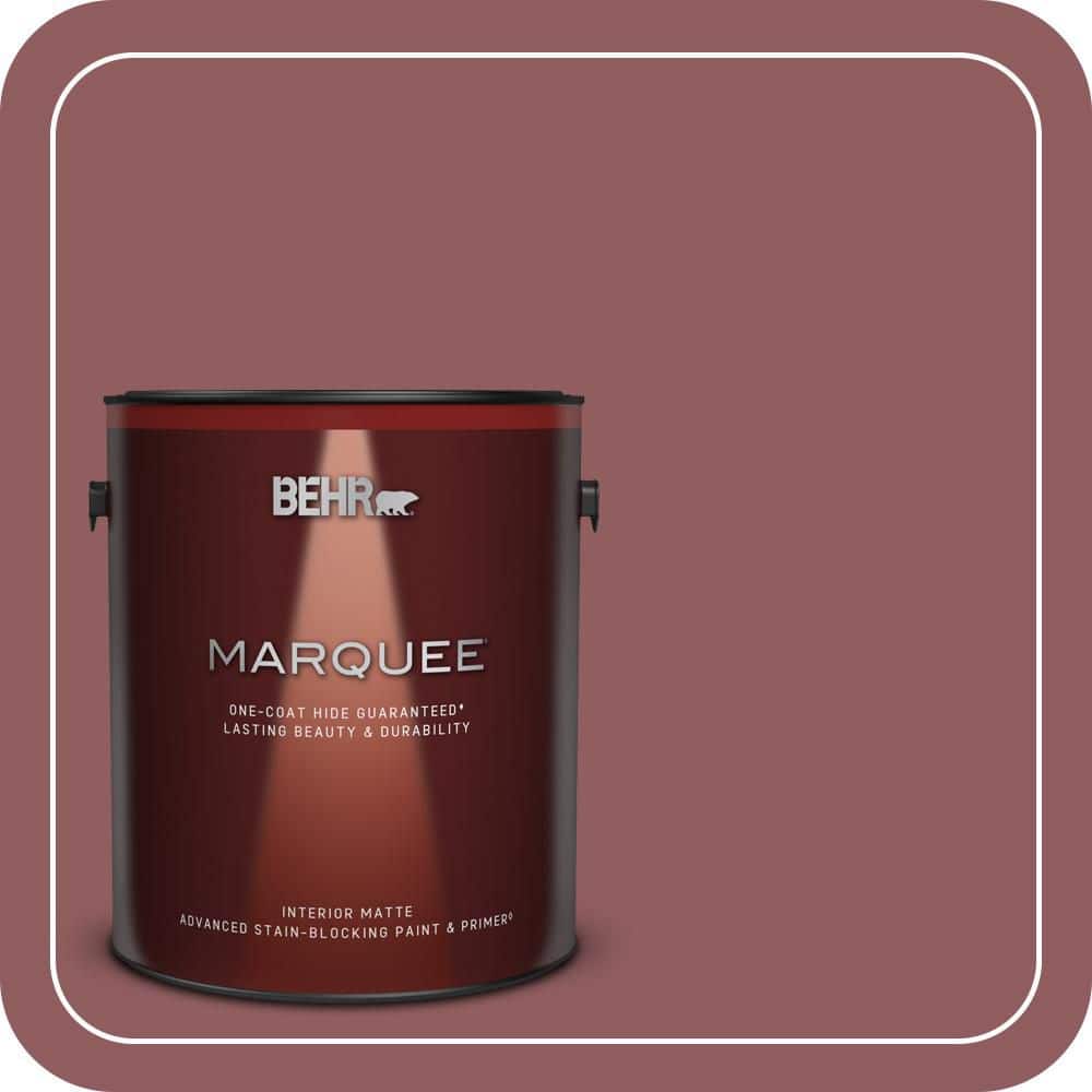 BEHR MARQUEE 1 gal. #S130-6 Spiced Potpourri Matte Interior Paint & Primer (1)