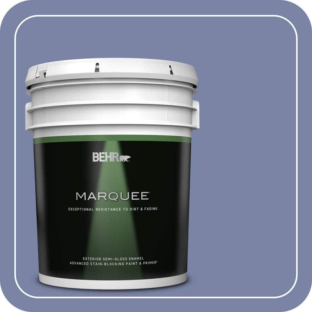 BEHR MARQUEE 5 gal. #620D-5 Romanesque Semi-Gloss Enamel Exterior Paint & Primer