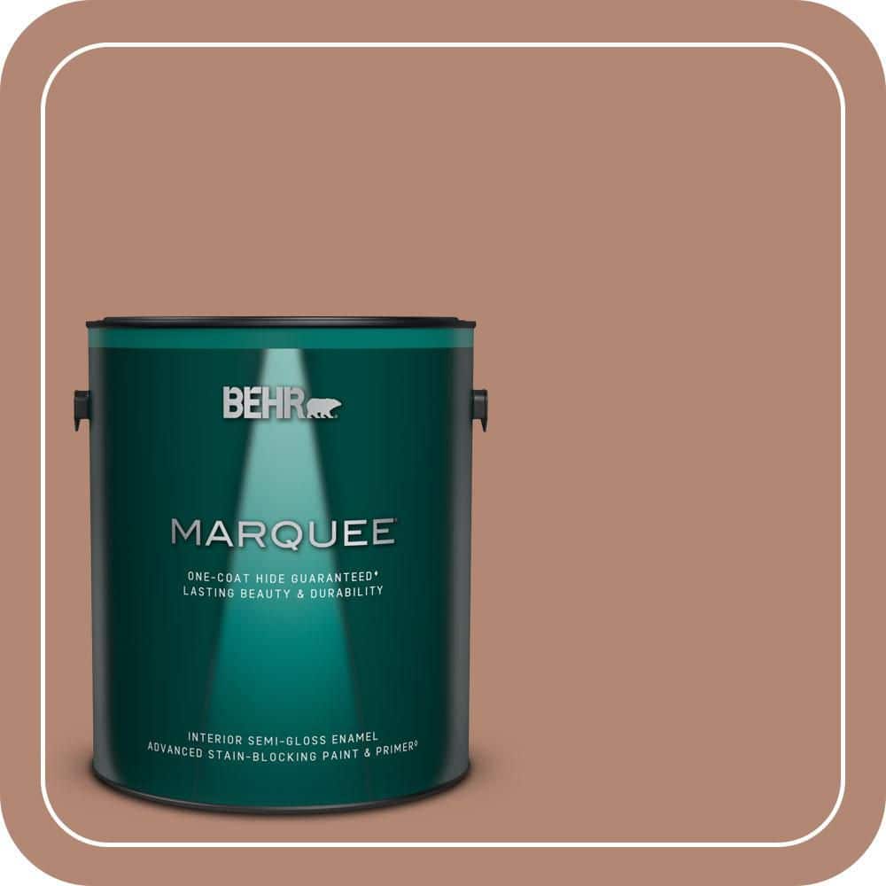 BEHR MARQUEE 1 gal. #PMD-98 Painted Skies Semi-Gloss Enamel Interior Paint & Primer