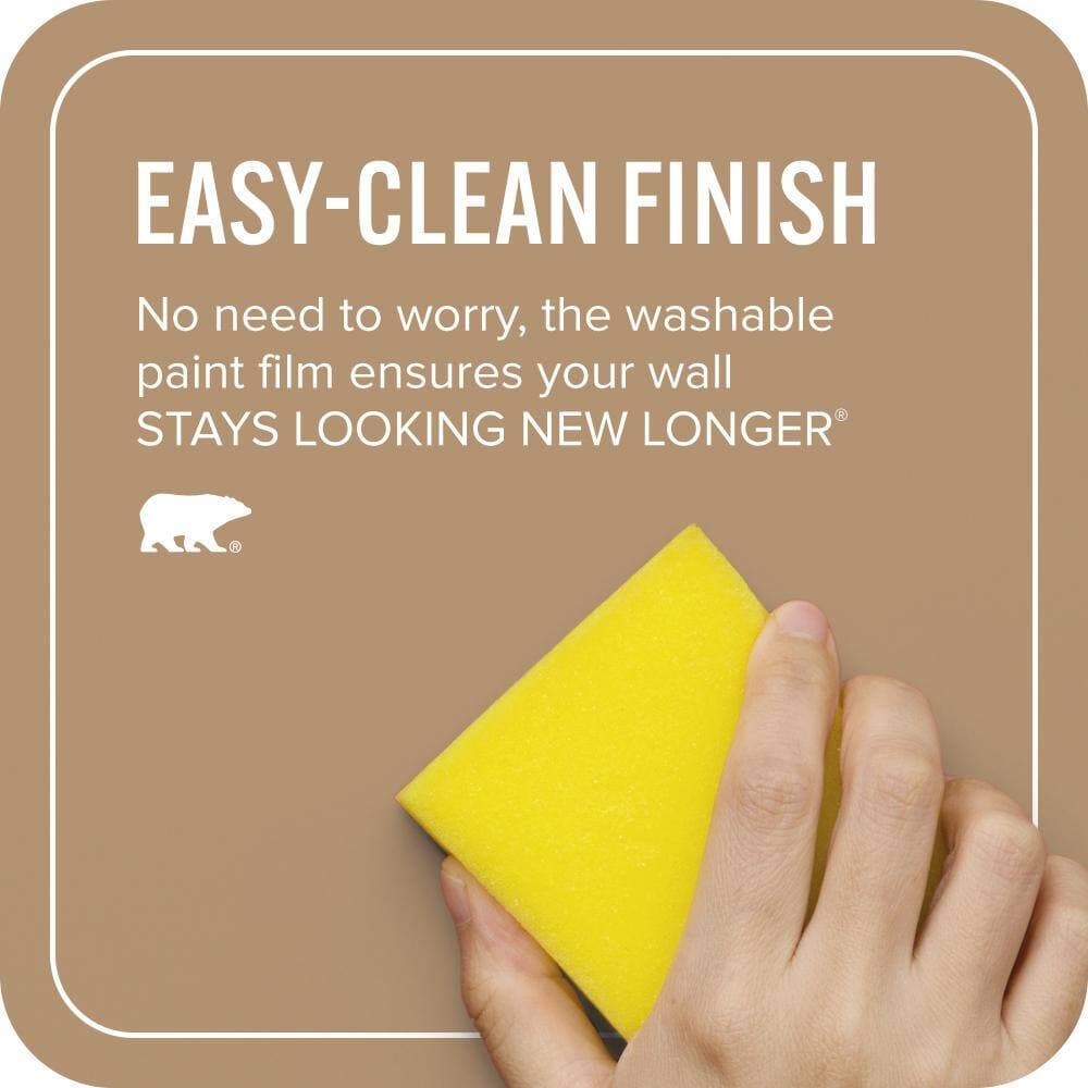 BEHR ULTRA 1 gal. #QE-30 Keystone Extra Durable Flat Interior Paint & Primer (4)