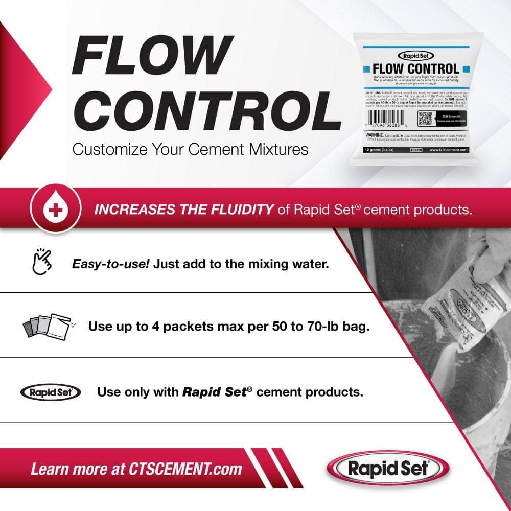Rapid Set 0.4 oz. Concrete Pharmacy Flow Control (2)