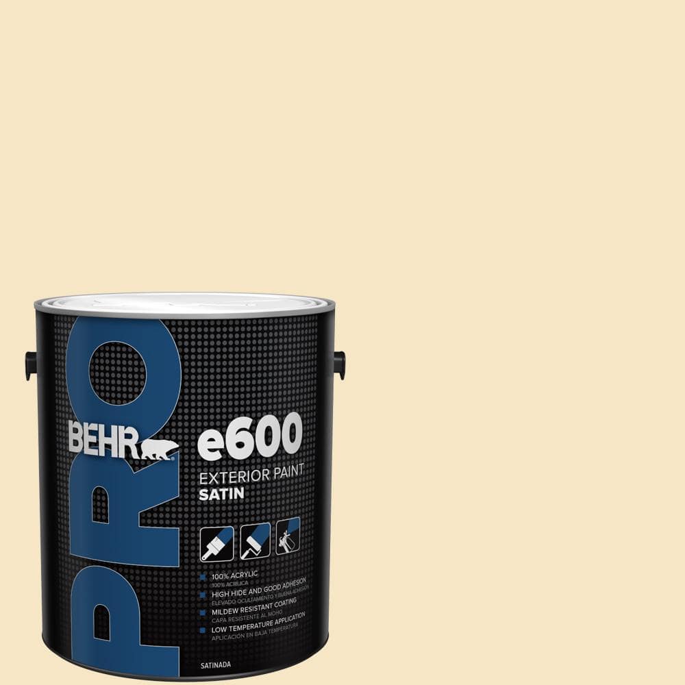BEHR PRO 1 gal. #330C-2 Lightweight Beige Satin Exterior Paint