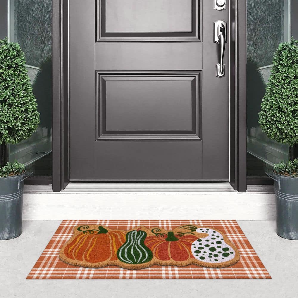 Unbranded Gourds 24 in. x 36 in. Fall Coir Layering Mat (3)