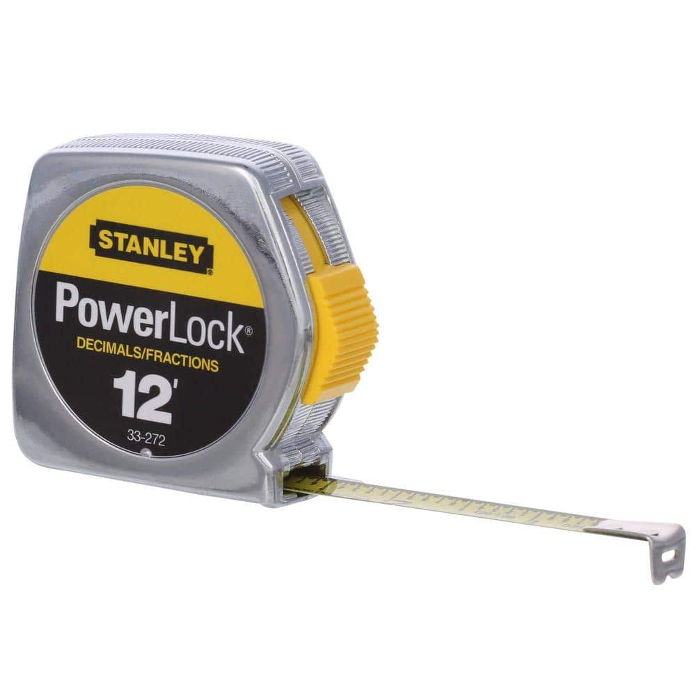 Stanley 12 ft. PowerLock Tape Measure w/ Decimal Scale (3)