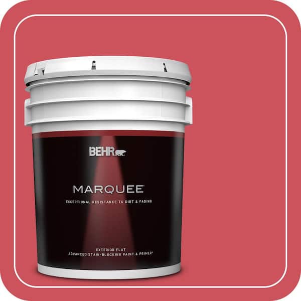 BEHR MARQUEE 5 gal. #T15-14 Super Hero Flat Exterior Paint & Primer (2)