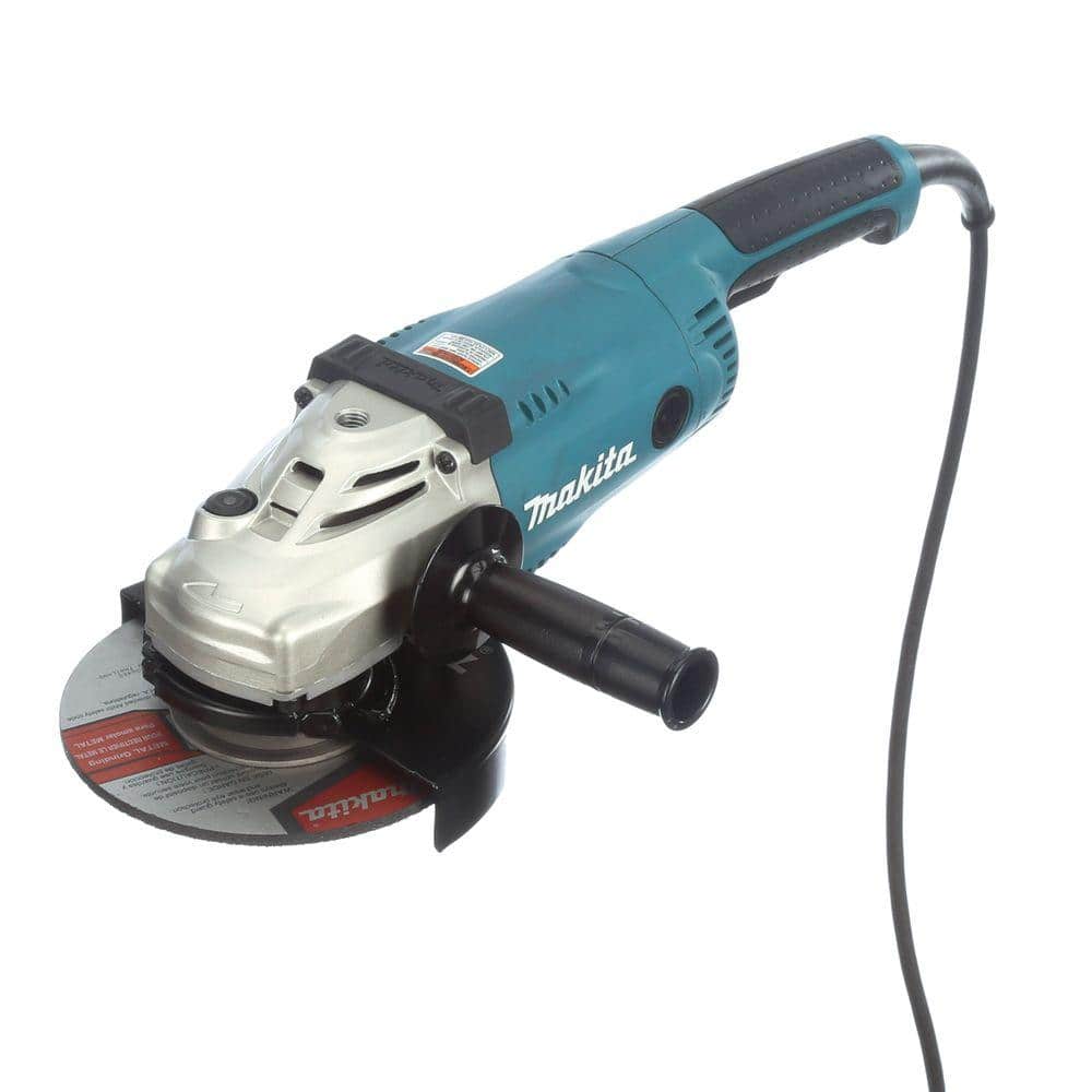 Makita 15 Amp 7 in. Corded Angle Grinder with Grinding wheel, Side handle and Wheel Guard (2)