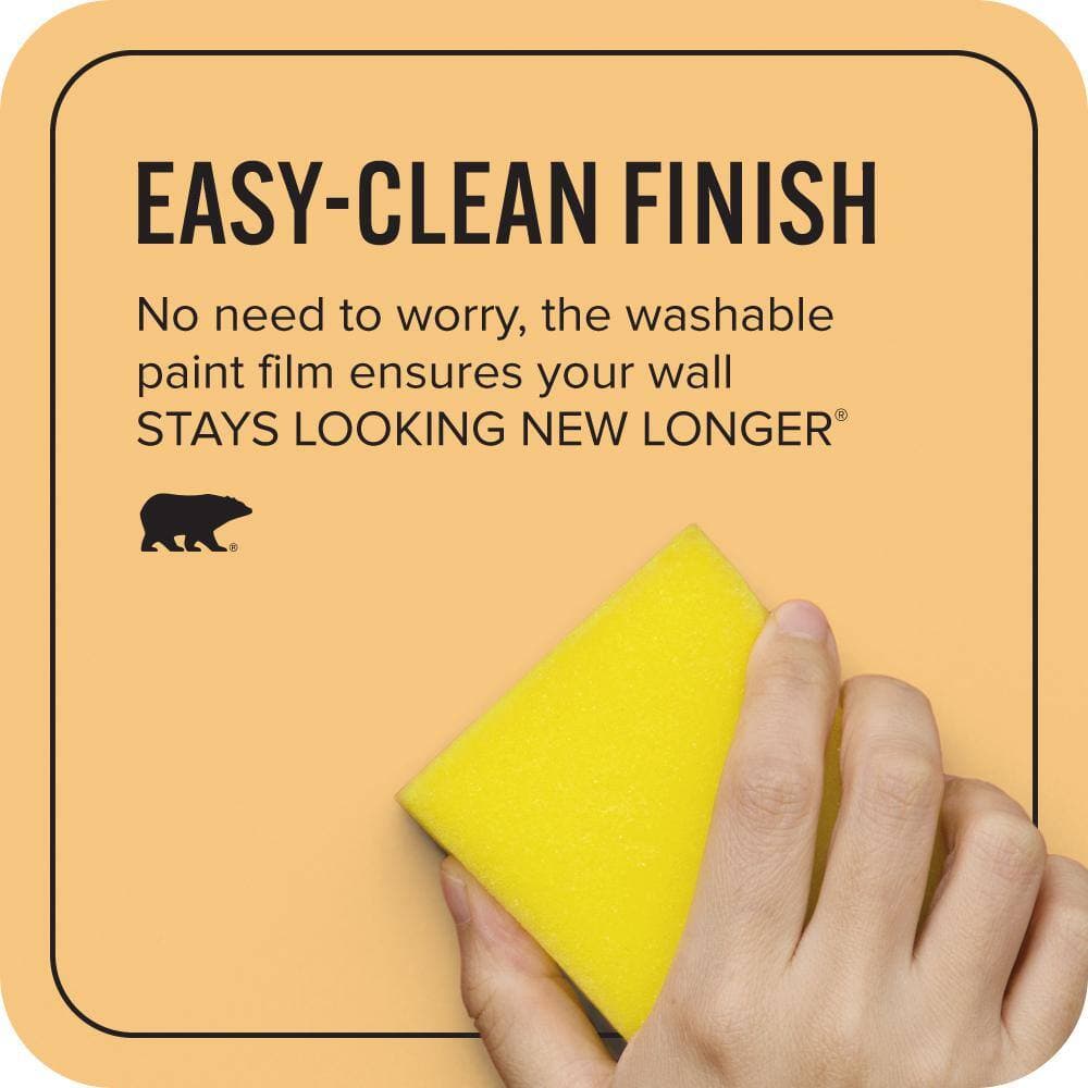 BEHR ULTRA 1 gal. #PPU6-07 Jackfruit Extra Durable Flat Interior Paint & Primer (3)