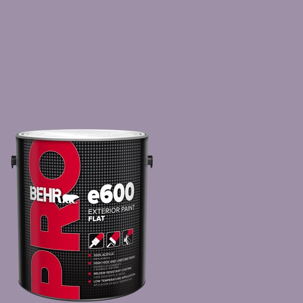 BEHR PRO 1 gal. #S100-4 Ancestry Violet Flat Exterior Paint