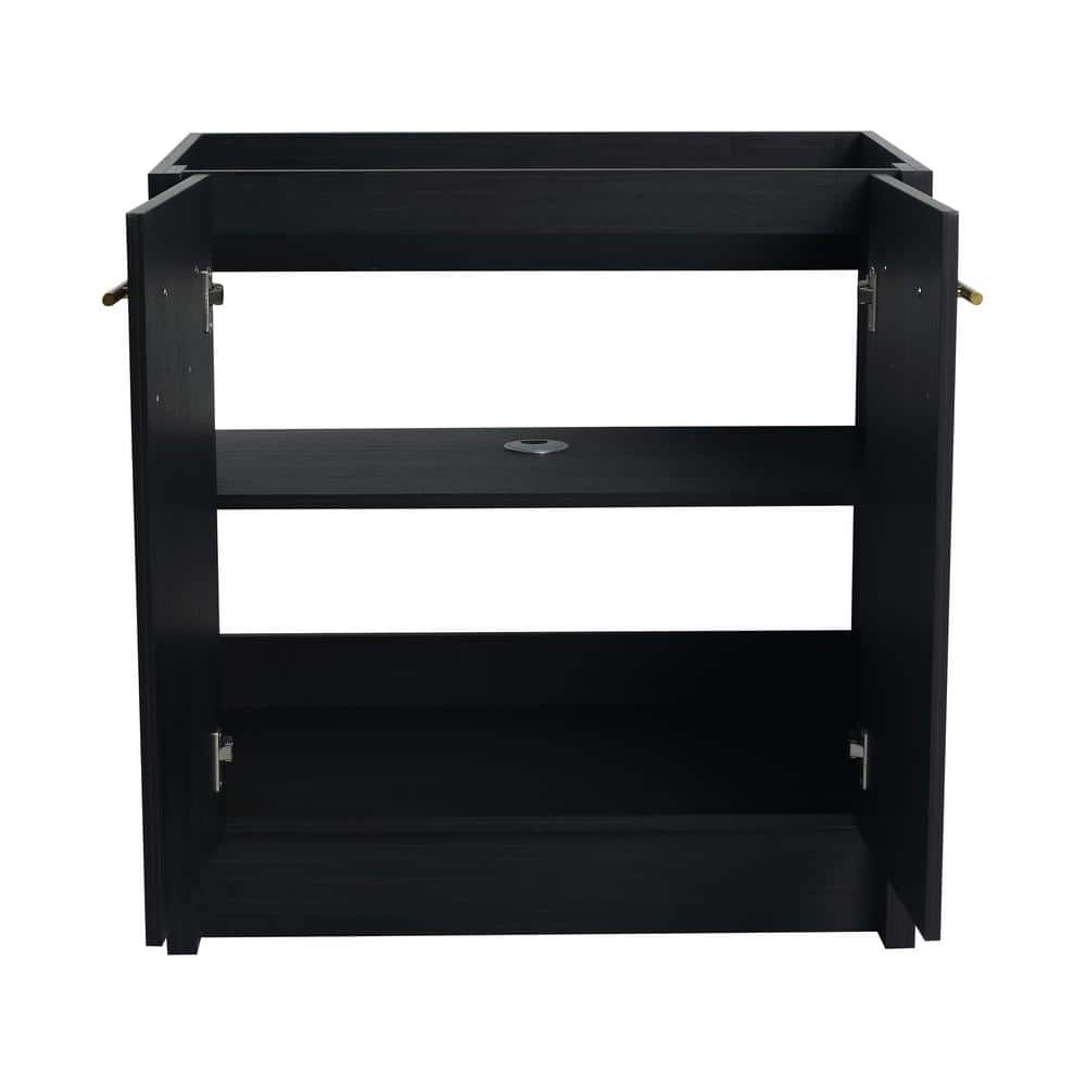Dimakai 13 in. W 17.94 in. L 17.69 in. H Freestanding Bath Vanity Cabinet without Top with Soft Close Doors (2)