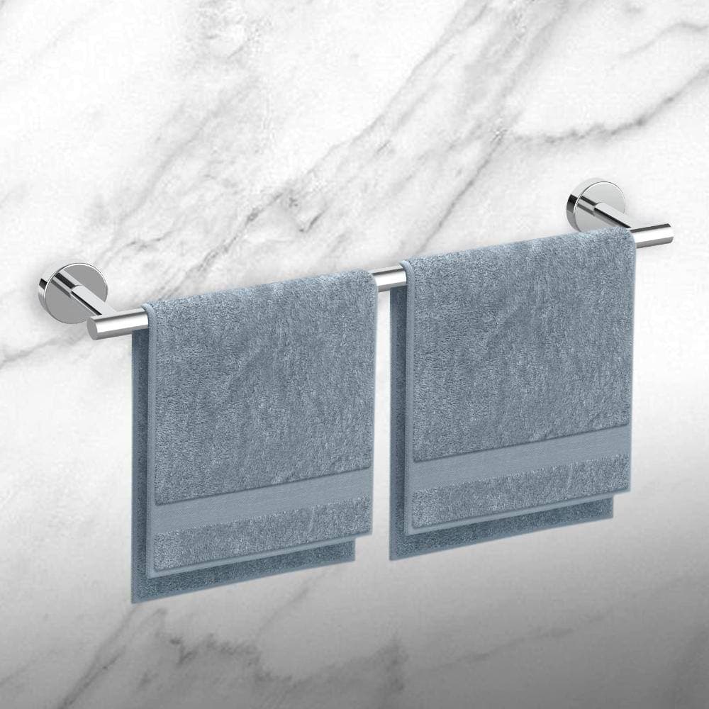 Unbranded 24 in. Wall Mount Polished Chrome Towel Bar SUS304 Stainless Steel with Hidden Mounting Screws, 2-Pack (3)